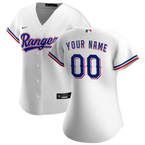 women's texas rangers nike white home replica custom jersey|Texas Rangers Nike Women's Home Replica Team Jersey .